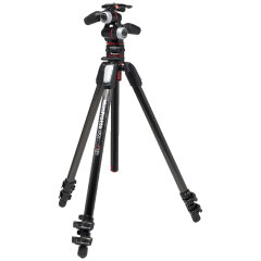 Manfrotto 055 Carbon 3-Section Tripod Kit