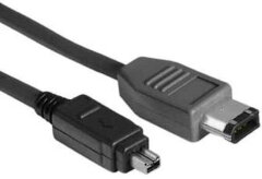 Hama Firewire Kabel 4-pin/6-pin plug 2m