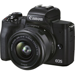 Canon EOS M50 Mark II Zwart + 15-45mm IS STM