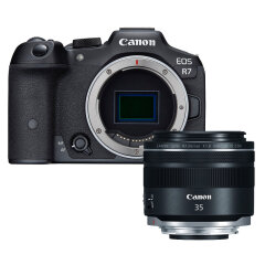 Cameraland Canon EOS R7 + RF 35mm f/1.8 IS Macro STM aanbieding