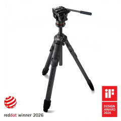Manfrotto ONE Carbon met 500X Videokop