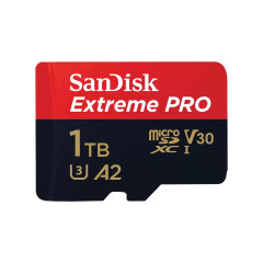 SanDisk Extreme Pro MicroSDXC 1TB 200MB/s A2 V30 + SD adapter