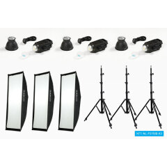 Nanlite FS-150B LED Spot Light Triple Kit