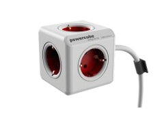 Allocacoc PowerCube Extended Red - 3m