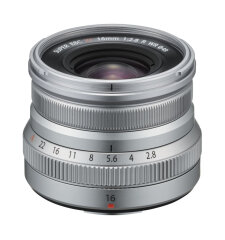 Fujifilm XF 16mm f/2.8 R WR silver
