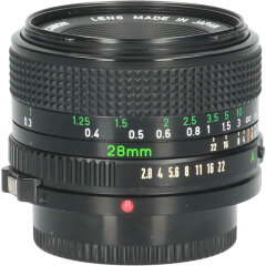 Tweedehands Canon 28mm f/2.8 FD CM6625