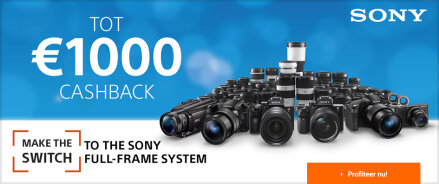 Sony - Tot €1000,- cashback!